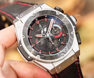 Swiss Copy Hublot V6 F1 King Power Stainless Steel Watch - Newest 2019 Hublot F1 Replica King Power